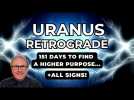 Uranus Retrograde 151 Days to Find a Higher Purpose + Zodiac Forecast ALL SIGNS