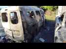 Calais: une camionnette prend feu et incendie deux autres véhicules sur le parking du Campanile