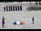 VIDÉO. Emmanuel Macron rend un hommage national au général Jean-Louis Georgelin