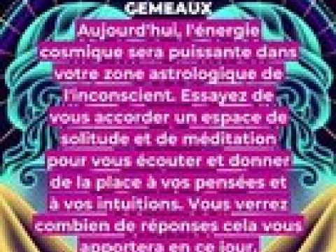 Horoscope du jour du lundi 28 août 2023