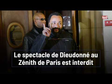 VIDEO : Le spectacle de Dieudonn au Znith de Paris est interdit