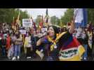Des Tibétains dénoncent la visite de Xi Jinping en France