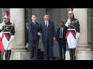 Chinese President Xi Jinping arrives at the Elysee