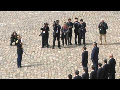 Official welcoming ceremony for Xi Jinping in Paris