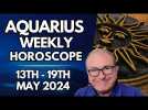 Aquarius Horoscope - Weekly Astrology - from 12th to 19th May 2024