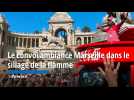 Le convoi ambiance Marseille dans le sillage de la flamme