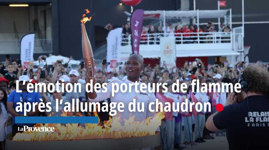 VIDEO. "Une dinguerie" : les porteurs de la flamme olympique à Marseille ont vécu une "expérience incroyable"
