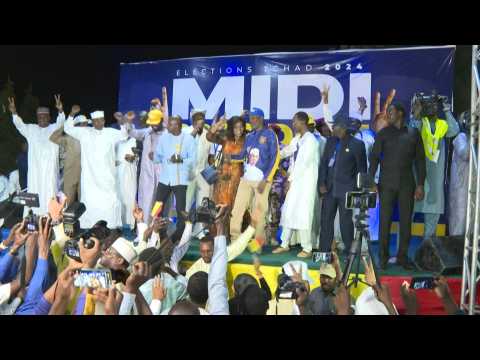 Chad capital celebrates Deby's victory