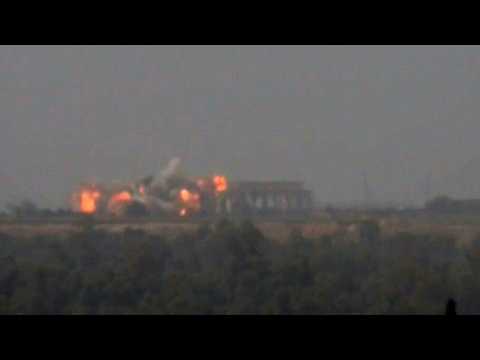 Fire and smoke billow in Rafah following Israeli strikes