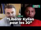 Emmanuel Macron réagit à l'annonce de Kylian MBappé