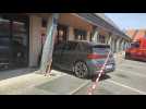 Une voiture heurte la façade d'une boulangerie à Longurnesse