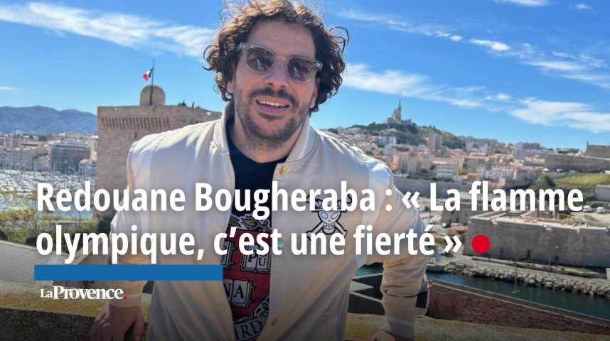 VIDEO. "C'est historique": Redouane Bougheraba fier de porter la flamme à Marseille 