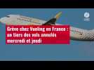 VIDÉO. Grève chez Vueling en France : un tiers des vols annulés mercredi et jeudi