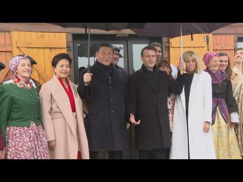 Macron hosts Chinese leader Xi in the French mountains