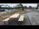 VIDEO. Création d'une « plage » urbaine sur les bords de l'Erdre à Nantes