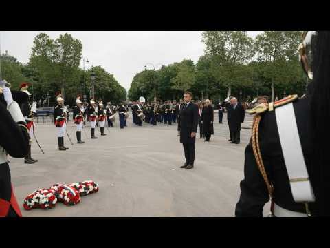 Commemoration of May 8, 1945: arrival of Emmanuel Macron