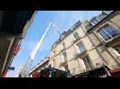 À Dieppe, une cheminée menace de s'effondrer sur un immeuble