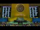 UN votes symbolically in favor of Palestinian membership - Label : AFPTV - First images - Category : News