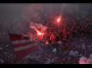 VIDEO. Avant Stade Brestois - Reims, des milliers de supporters défilent dans une ambiance de folie