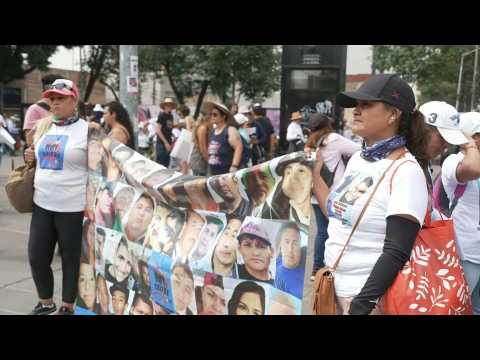 Mothers of some of Mexico's nearly 100,000 missing people protest on Mother's Day