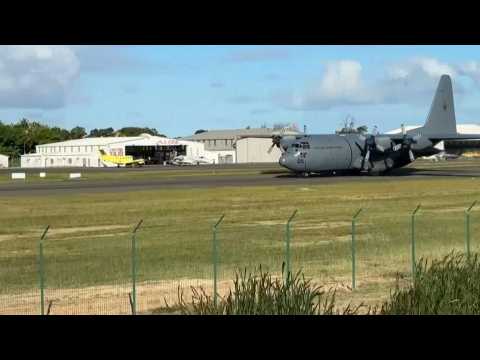 New Caledonia: Australian and New Zealand military cargo planes arrive in Noumea