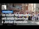 Courrières : la marche blanche pour Jordan Denneulin a rassemblé 1000 personnes