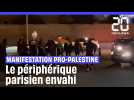 Manifestation pro-Palestine : Le périphérique envahi par des manifestants #shorts