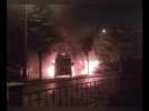 A Calais, un feu de voiture se propagé aux autres véhicules, avenue Louis-Bleriot