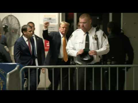 Trump arrives at court ahead of jury deliberations in hush money trial