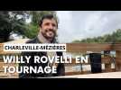 Willy Rovelli en tournage à Charleville-Mézières