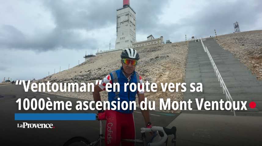 "Ventouman" en route pour sa 1000e ascension du Ventoux avant fin 2024