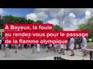 VIDÉO. À Bayeux, la foule au rendez-vous pour le passage de la flamme olympique