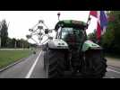 Les premiers tracteurs sont arrivés à Bruxelles pour manifester contre les mesures environnementales européennes