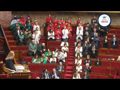 Tumult in French parliament over Palestinian flag, clothing