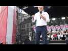 Donald Tusk en campagne pour inciter les Polonais à aller voter