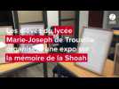 VIDÉO. Les élèves du lycée Marie-Joseph à Trouville exposent leurs oeuvres sur la mémoire de la Shoah