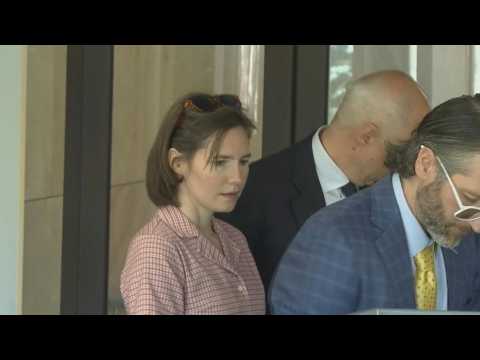 Amanda Knox arrives at court in Italy for slander retrial