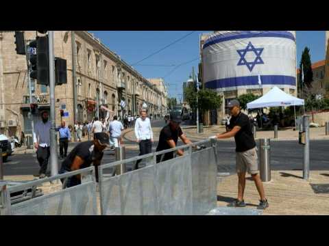 Security measures ahead of "flag march" to mark Jerusalem Day