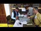 India: Polling officials count votes in Kashmir