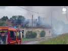 VIDÉO. Un incendie mobilise 53 sapeurs-pompiers dans l'Orne