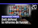 Audiovisuel public : Rachida Dati défend la réforme de fusion