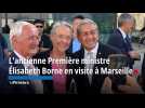 L'ancienne Première ministre Élisabeth Borne en visite à Marseille