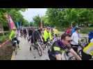 Départ des 7200 cyclistes de la cyclotourisme Lille Hardelot