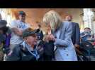 VIDÉO. Brigitte Macron vient à la rencontre des vétérans du 80e anniversaire du Débarquement