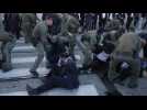 Israeli police disperse ultra-Orthodox Jews protesting army conscription