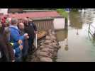 Scholz visits German flood region