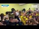 VIDEO. Ambiance de folie dans les vestiaires des joueuses du FC Nantes : « On est en D1 ! »