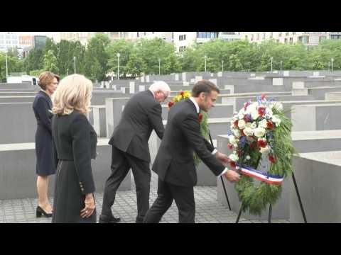 Macron lays wreath at Berlin Holocaust Memorial