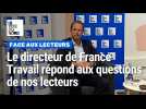 Le directeur de France Travail, Thibaut Guilluy à la rencontre des lecteurs de La Voix du Nord