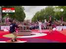 VIDÉO. JO 2024 : Thomas Jolly embrase le chaudron olympique à Angers